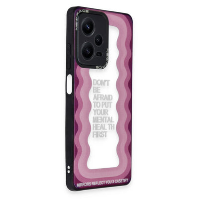 Newface Xiaomi Poco X5 Pro 5G Kılıf Mirror Desenli Kapak - Mirror