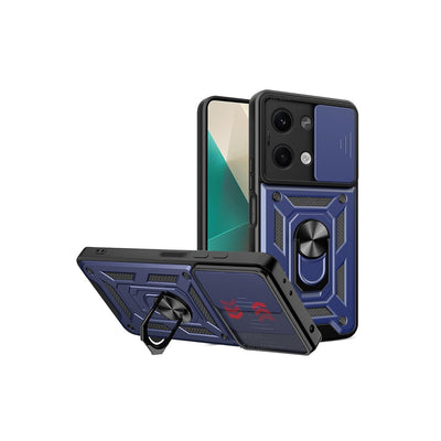 Newface Xiaomi Poco X6 Kılıf Pars Lens Yüzüklü Silikon