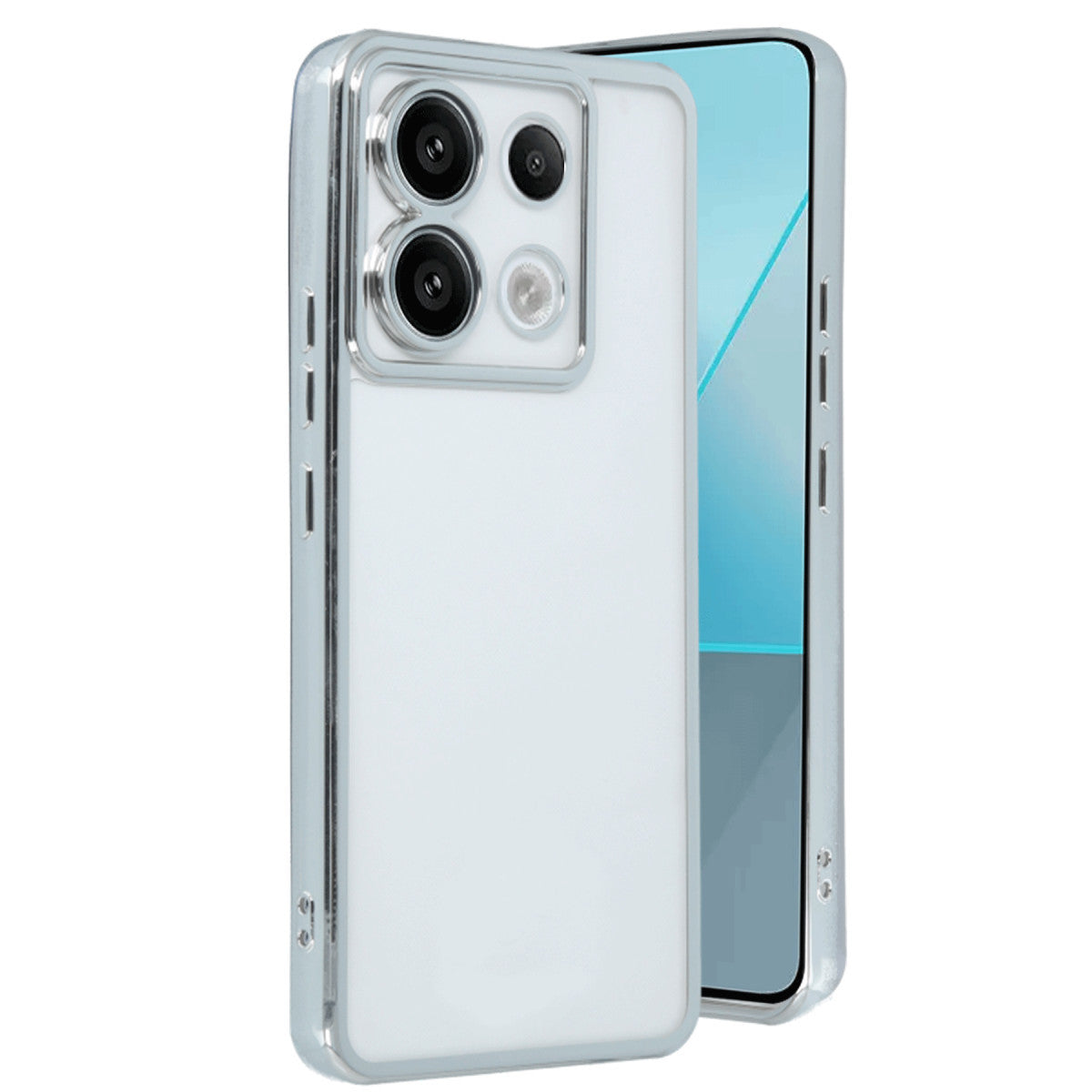 Newface Xiaomi Poco X6 Kılıf Razer Lensli Silikon