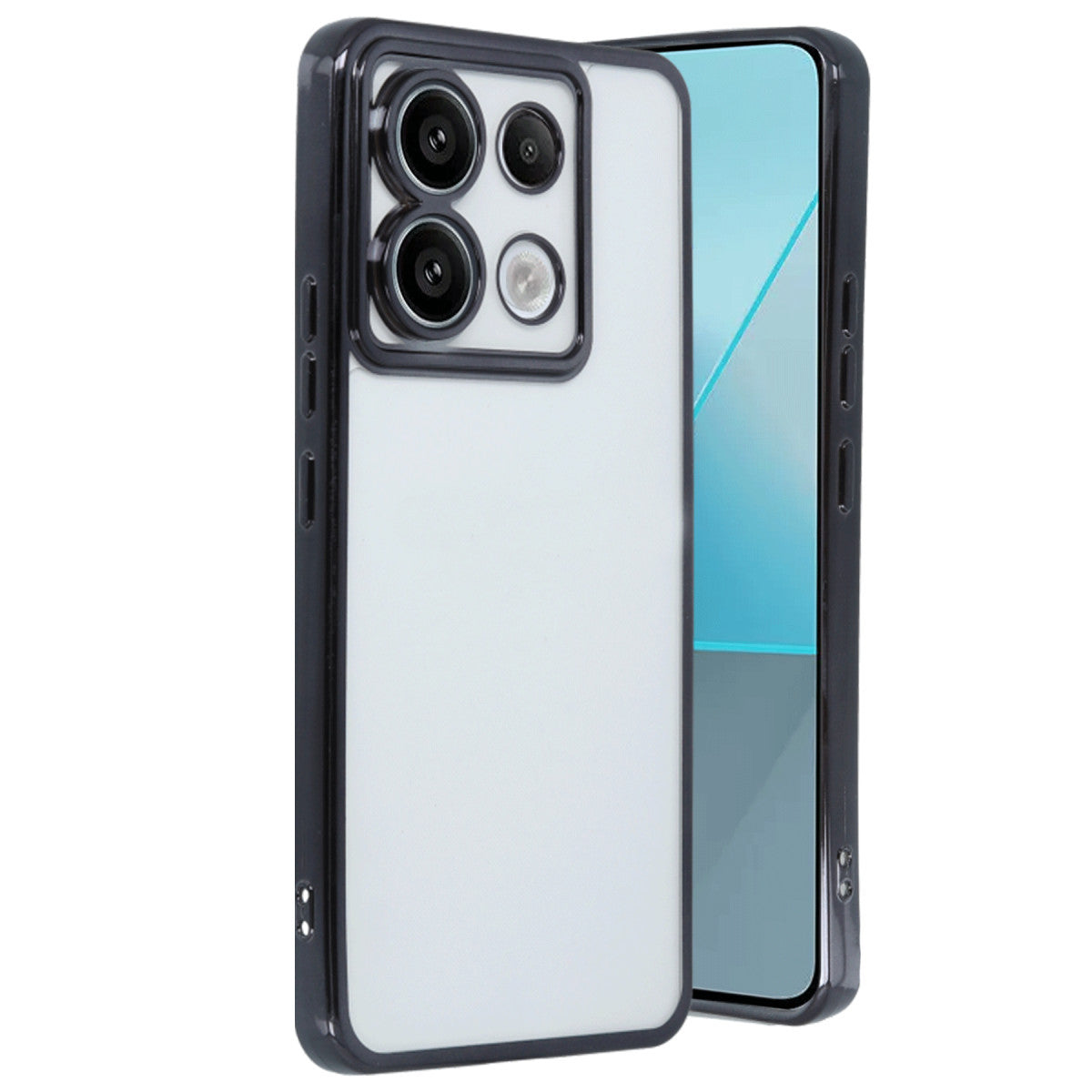 Newface Xiaomi Poco X6 Kılıf Razer Lensli Silikon