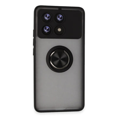 Newface Xiaomi Poco X6 Pro Kılıf Montreal Yüzüklü Silikon Kapak