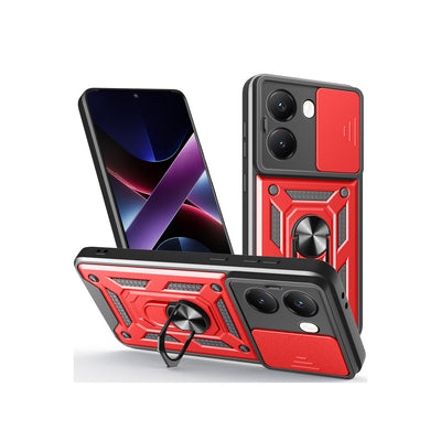 Newface Xiaomi Poco X7 Pro Kılıf Pars Lens Yüzüklü Silikon