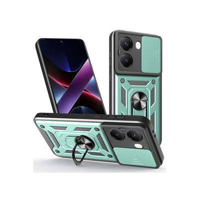Newface Xiaomi Poco X7 Pro Kılıf Pars Lens Yüzüklü Silikon