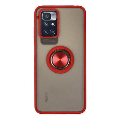 Newface Xiaomi Redmi 10 2022 Kılıf Montreal Yüzüklü Silikon Kapak