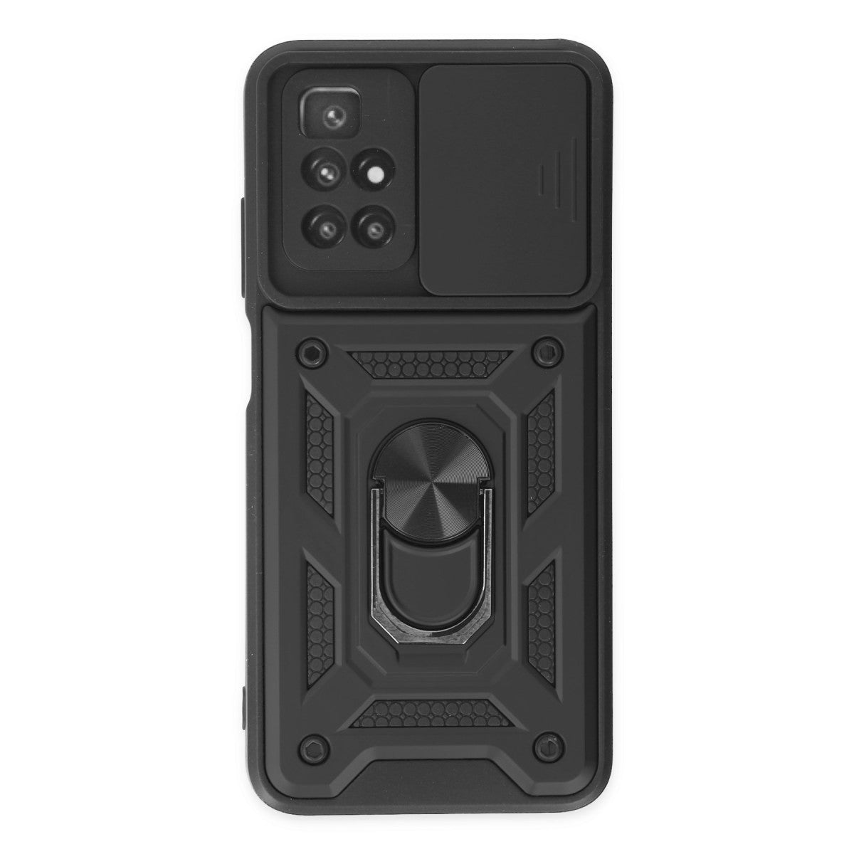 Newface Xiaomi Redmi 10 2022 Kılıf Pars Lens Yüzüklü Silikon
