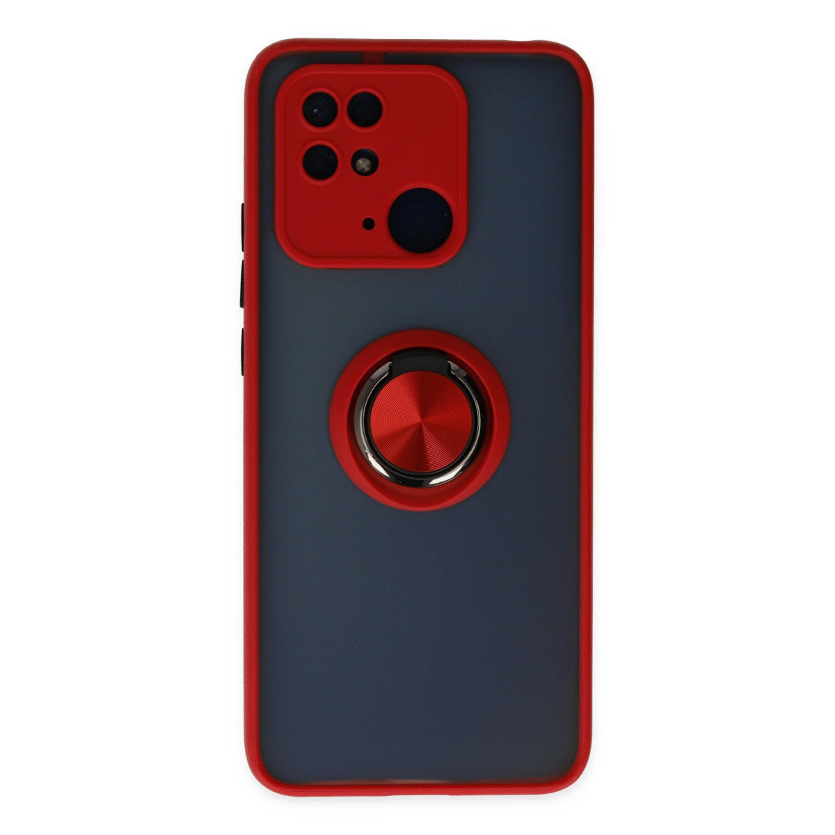 Newface Xiaomi Redmi 10C Kılıf Montreal Yüzüklü Silikon Kapak