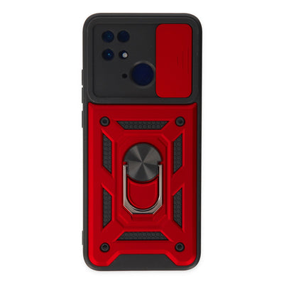 Newface Xiaomi Redmi 10C Kılıf Pars Lens Yüzüklü Silikon