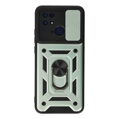Newface Xiaomi Redmi 10C Kılıf Pars Lens Yüzüklü Silikon