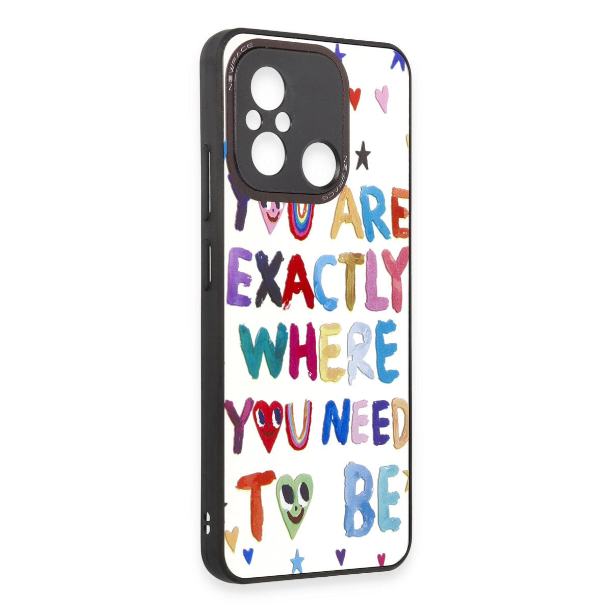 Newface Xiaomi Redmi 12C Kılıf Mirror Desenli Kapak - Mirror