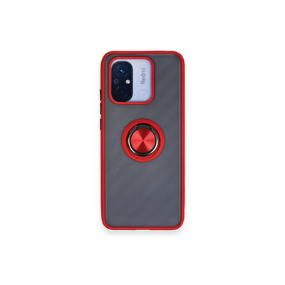 Newface Xiaomi Redmi 12C Kılıf Montreal Yüzüklü Silikon Kapak