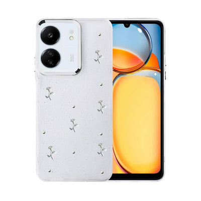 Newface Xiaomi Redmi 13C Fiyonk Desenli Kapak