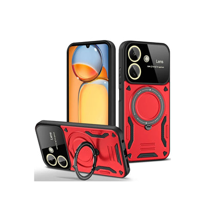Newface Xiaomi Redmi 13C Kılıf Joy Lens Standlı Kapak