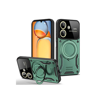Newface Xiaomi Redmi 13C Kılıf Joy Lens Standlı Kapak