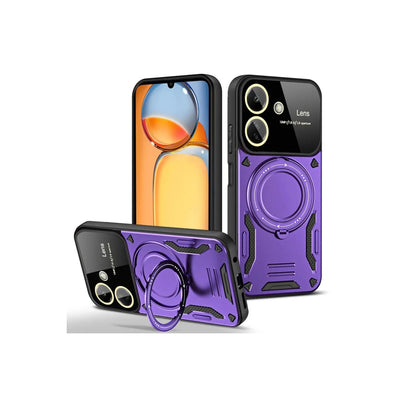 Newface Xiaomi Redmi 13C Kılıf Joy Lens Standlı Kapak