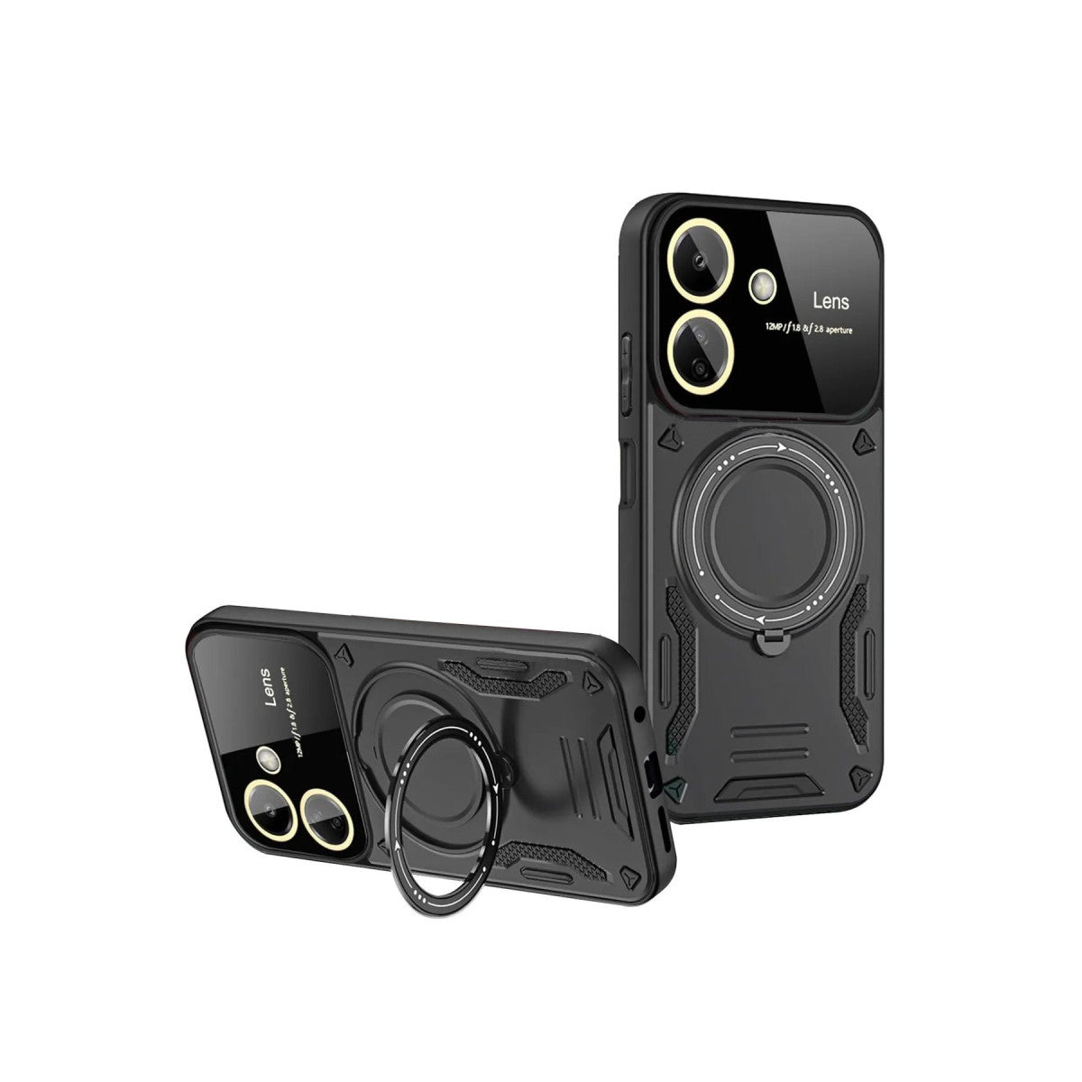 Newface Xiaomi Redmi 13C Kılıf Joy Lens Standlı Kapak