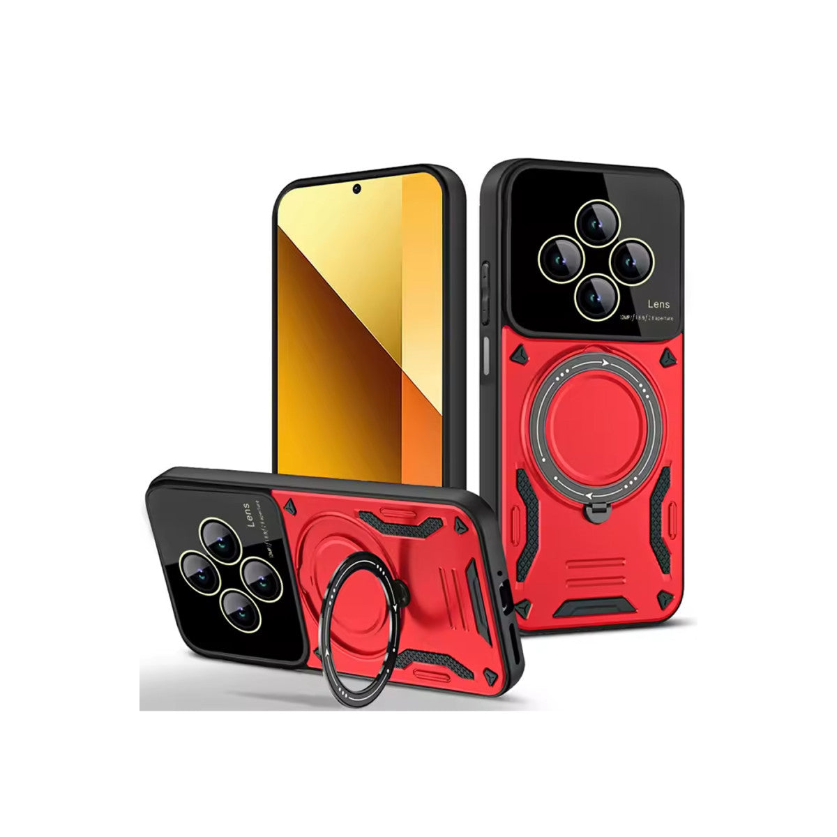Newface Xiaomi Redmi 14C Kılıf Joy Lens Standlı Kapak