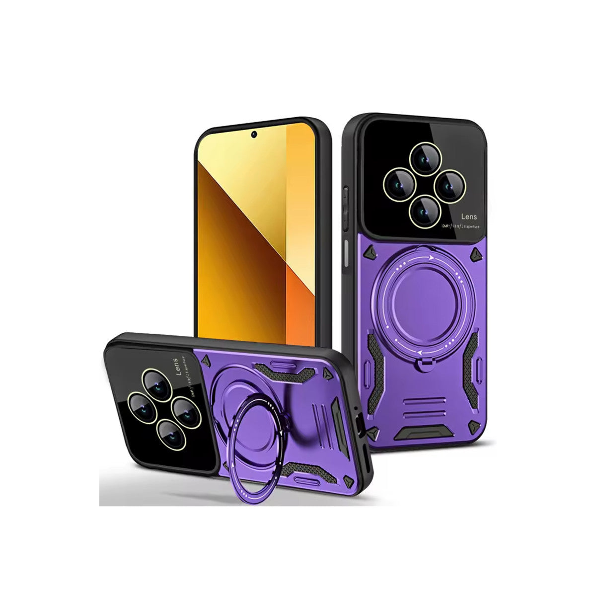Newface Xiaomi Redmi 14C Kılıf Joy Lens Standlı Kapak