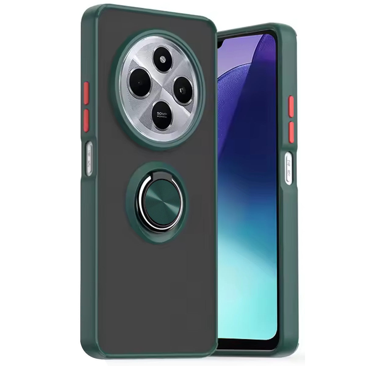 Newface Xiaomi Redmi 14C Kılıf Montreal Yüzüklü Silikon Kapak