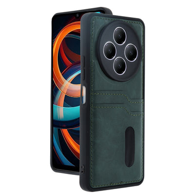 Newface Xiaomi Redmi 14C Kılıf Sara Kartvizitli Deri Kılıf