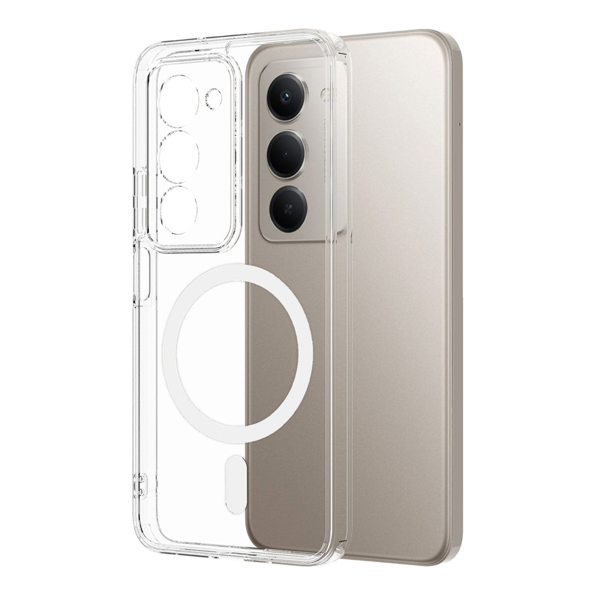 Newface Xiaomi Redmi 15 4G Combo Sert Şeffaf Magsafe Kapak