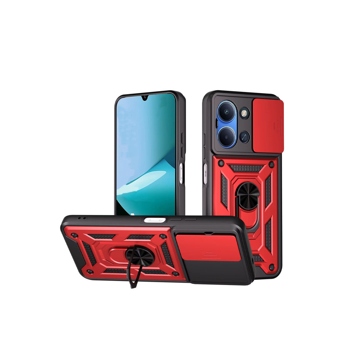 Newface Xiaomi Redmi 15C 4G Pars Lens Yüzüklü Silikon
