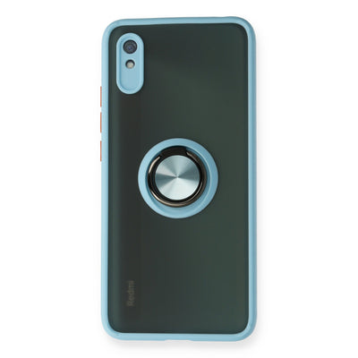 Newface Xiaomi Redmi 9A Kılıf Montreal Yüzüklü Silikon Kapak
