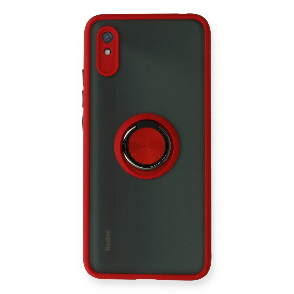 Newface Xiaomi Redmi 9A Kılıf Montreal Yüzüklü Silikon Kapak