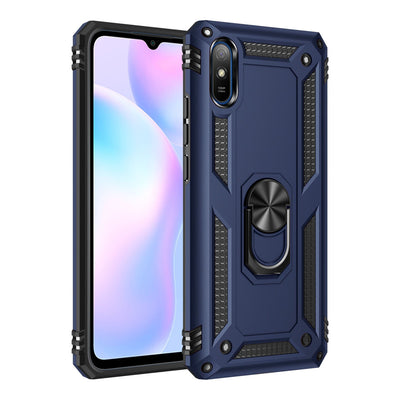 Newface Xiaomi Redmi 9A Kılıf Sofya Yüzüklü Silikon Kapak