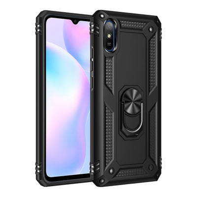 Newface Xiaomi Redmi 9A Kılıf Sofya Yüzüklü Silikon Kapak