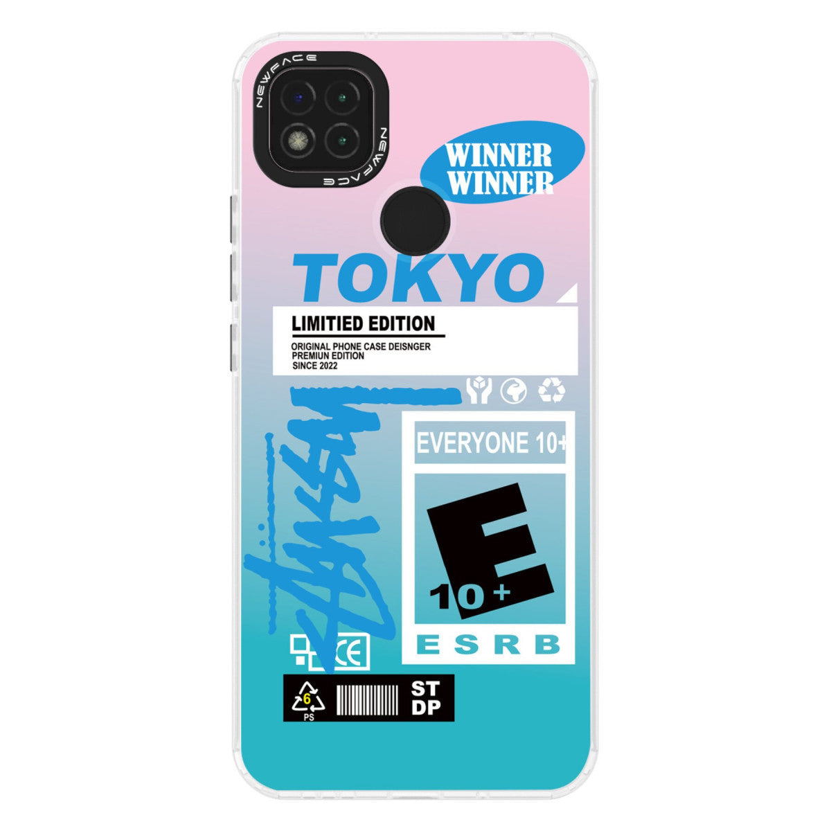 Newface Xiaomi Redmi 9C Kılıf Estoril Desenli Kapak - Estoril