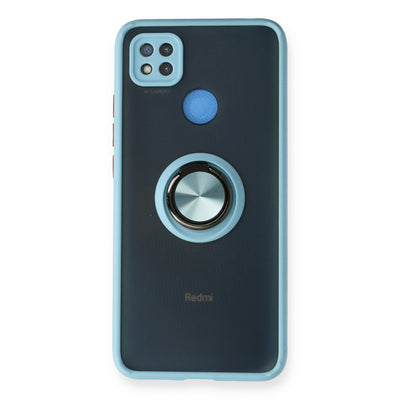 Newface Xiaomi Redmi 9C Kılıf Montreal Yüzüklü Silikon Kapak