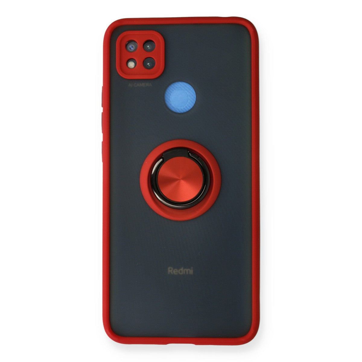 Newface Xiaomi Redmi 9C Kılıf Montreal Yüzüklü Silikon Kapak