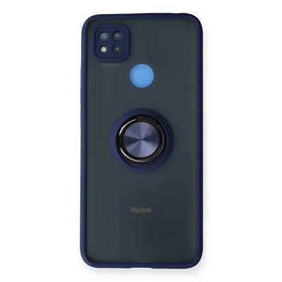 Newface Xiaomi Redmi 9C Kılıf Montreal Yüzüklü Silikon Kapak