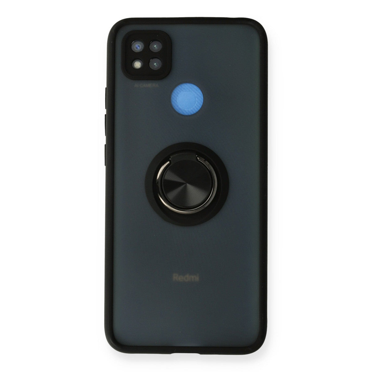 Newface Xiaomi Redmi 9C Kılıf Montreal Yüzüklü Silikon Kapak