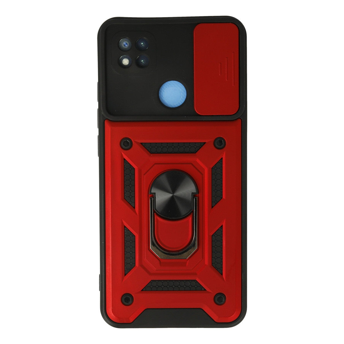 Newface Xiaomi Redmi 9C Kılıf Pars Lens Yüzüklü Silikon