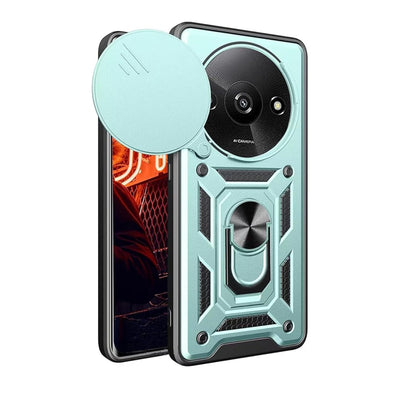 Newface Xiaomi Redmi A3 4G Kılıf Pars Lens Yüzüklü Silikon