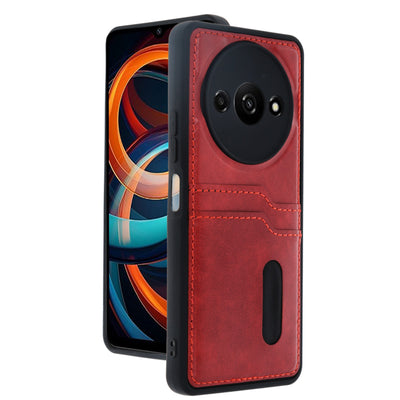 Newface Xiaomi Redmi A3 4G Kılıf Sara Kartvizitli Deri Kılıf