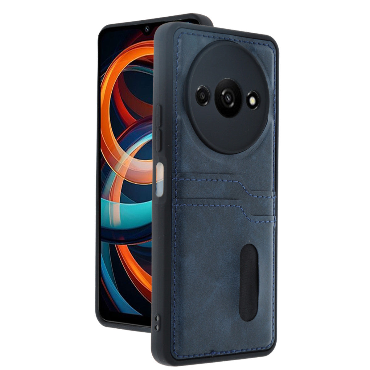 Newface Xiaomi Redmi A3 4G Kılıf Sara Kartvizitli Deri Kılıf