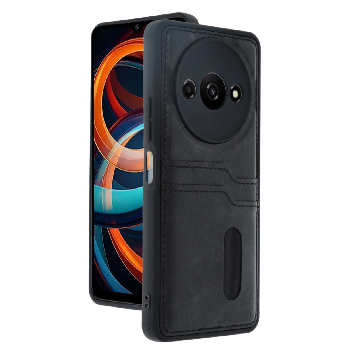 Newface Xiaomi Redmi A3 4G Kılıf Sara Kartvizitli Deri Kılıf