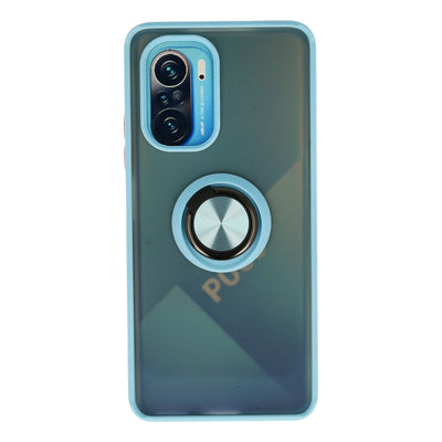 Newface Xiaomi Redmi K40 Kılıf Montreal Yüzüklü Silikon Kapak