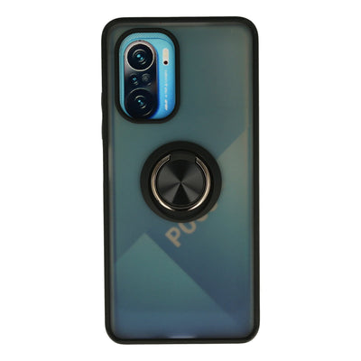 Newface Xiaomi Redmi K40 Kılıf Montreal Yüzüklü Silikon Kapak