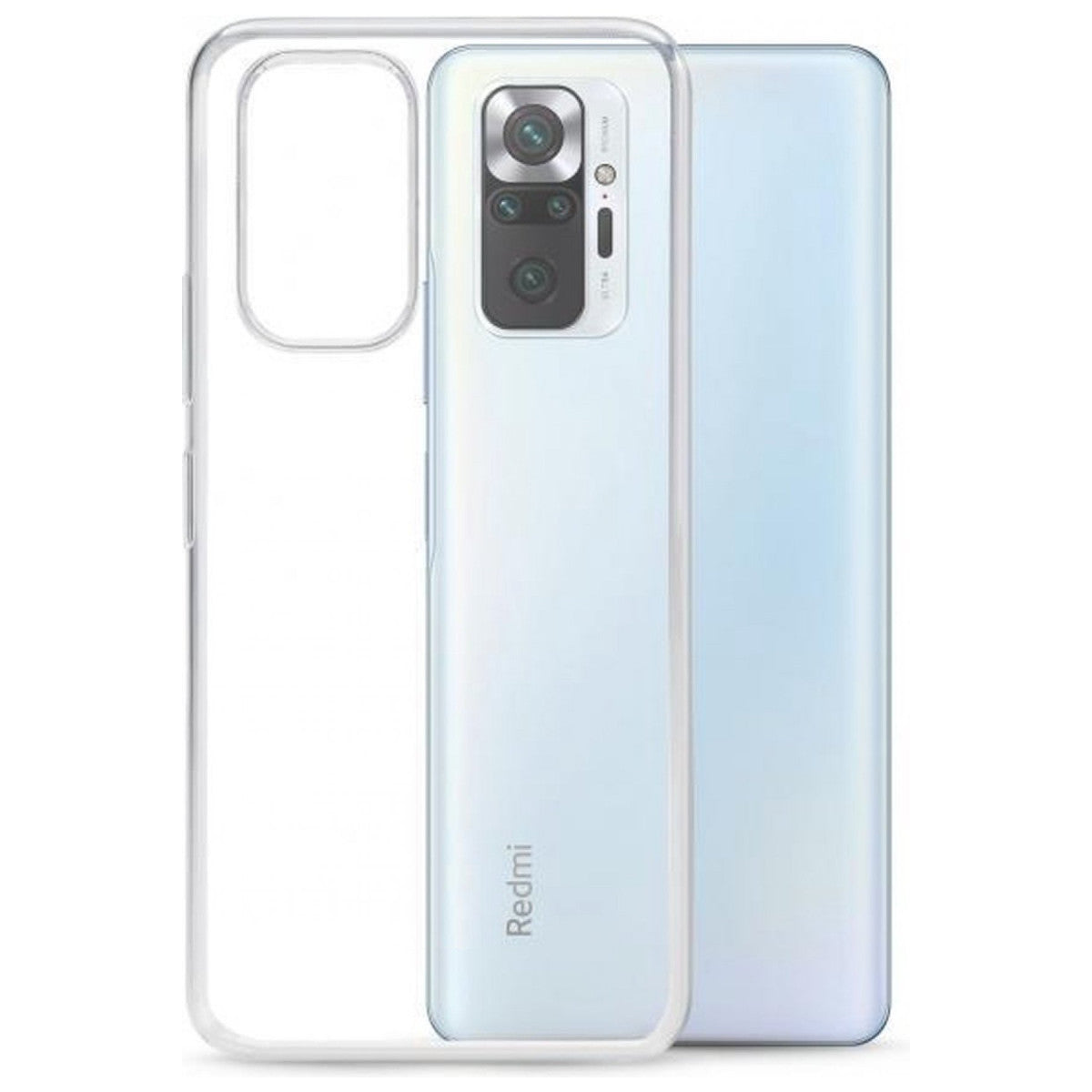 Newface Xiaomi Redmi Note 10 Kılıf Lüx Şeffaf Silikon