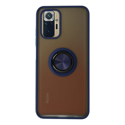 Newface Xiaomi Redmi Note 10 Kılıf Montreal Yüzüklü Silikon Kapak