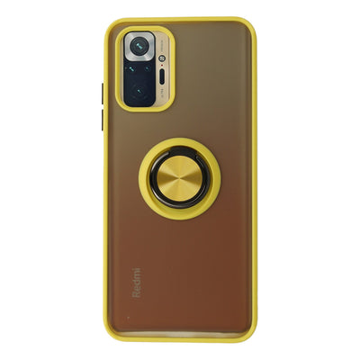 Newface Xiaomi Redmi Note 10 Kılıf Montreal Yüzüklü Silikon Kapak