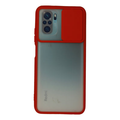 Newface Xiaomi Redmi Note 10 Kılıf Palm Buzlu Kamera Sürgülü Silikon