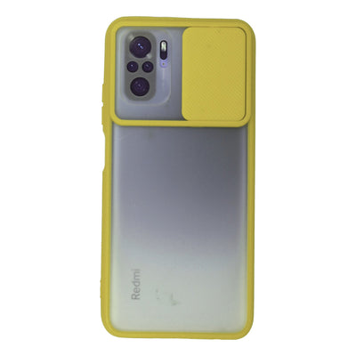 Newface Xiaomi Redmi Note 10 Kılıf Palm Buzlu Kamera Sürgülü Silikon