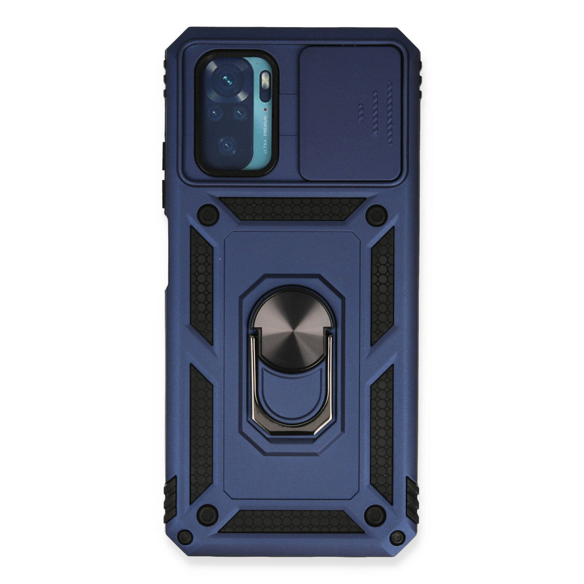 Newface Xiaomi Redmi Note 10 Kılıf Pars Lens Yüzüklü Silikon