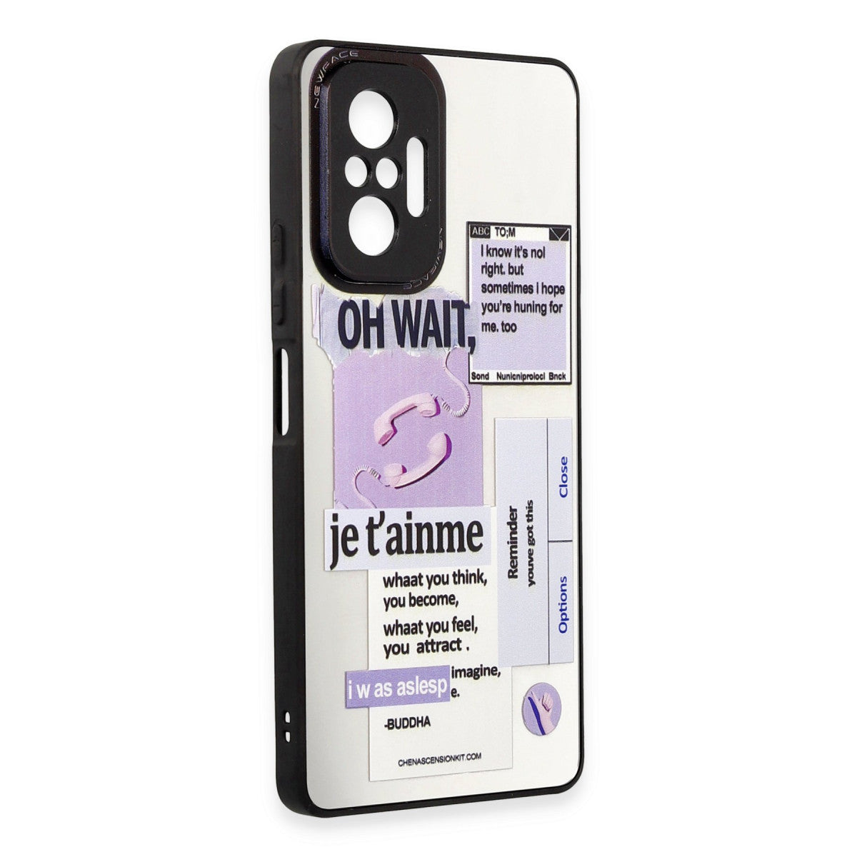 Newface Xiaomi Redmi Note 10 Pro Kılıf Mirror Desenli Kapak - Mirror