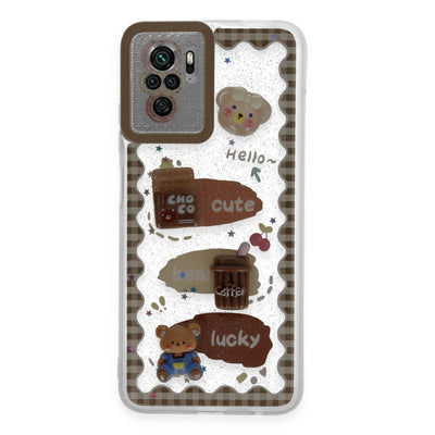 Newface Xiaomi Redmi Note 10 Pro Kılıf Sweet Desenli Silikon Kapak