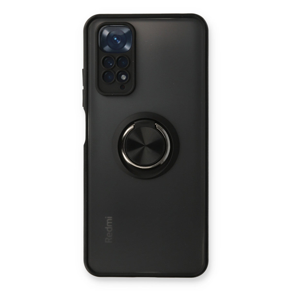 Newface Xiaomi Redmi Note 11 Kılıf Montreal Yüzüklü Silikon Kapak